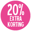20% extra korting